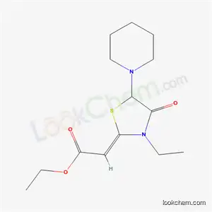 [(Z)-3-エチル-4-オキソ-5-(1-ピペリジニル)チアゾリジン-2-イリデン]酢酸エチル