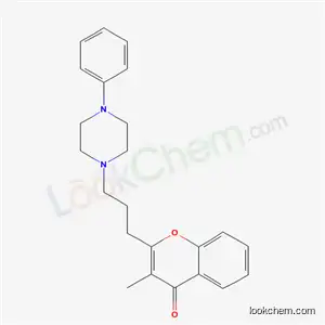Molecular Structure of 69103-95-3 (3-methyl-2-[3-(4-phenylpiperazin-1-yl)propyl]-4H-chromen-4-one)