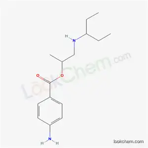 2-(1-エチルプロピルアミノ)-1-メチルエチル=p-アミノベンゾアート