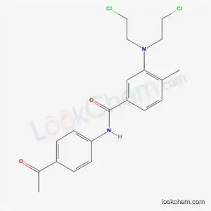 Molecular Structure of 70020-66-5 (4'-Acetyl-3-[bis(2-chloroethyl)amino]-4-methylbenzanilide)