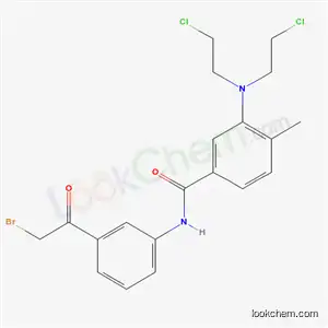 Molecular Structure of 70020-68-7 (3-[Bis(2-chloroethyl)amino]-3'-(bromoacetyl)-4-methylbenzanilide)