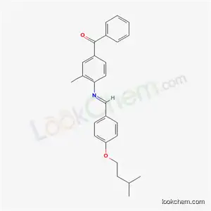 4-[(p-Isopentyloxybenzylidene)amino]-3-methylbenzophenone