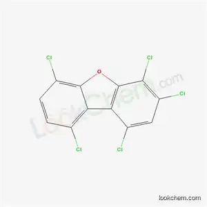 Molecular Structure of 70648-15-6 (1,3,4,6,9-pentachlorodibenzo[b,d]furan)