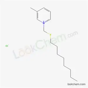 Molecular Structure of 70700-59-3 (3-methyl-1-[(octylsulfanyl)methyl]pyridinium chloride)