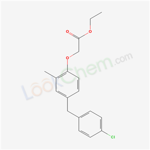ethyl 2-[4-[(4-chlorophenyl)methyl]-2-methylphenoxy]acetate