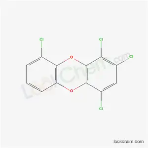Molecular Structure of 71665-99-1 (1,2,4,9-Tetrachlorodibenzo[1,4]dioxin)
