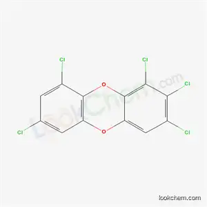Molecular Structure of 71925-17-2 (2,3,4,6,8-Pentachlorodibenzo-p-dioxin)
