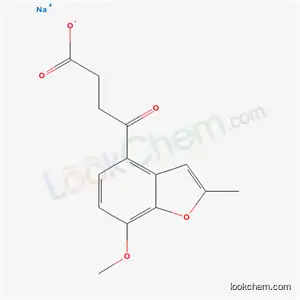 7-메톡시-2-메틸-γ-옥소-4-벤조푸란부티르산 나트륨염