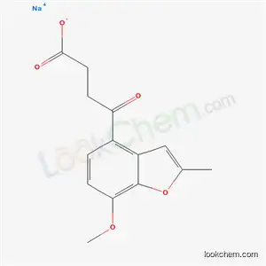 7-메톡시-2-메틸-γ-옥소-4-벤조푸란부티르산 나트륨염