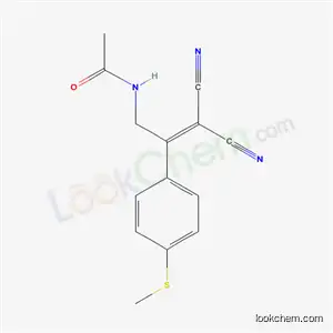 N-[3,3-디시아노-2-[4-(메틸티오)페닐]-2-프로페닐]아세트아미드