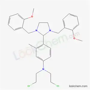 2-[4-[비스(2-클로로에틸)아미노]-o-톨릴]-1,3-비스(o-메톡시벤질)이미다졸리딘