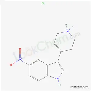4-(5-nitro-1H-indol-3-yl)-1,2,3,6-tetrahydropyridinium chloride