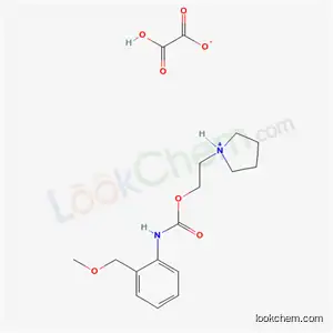 2-하이드록시-2-옥소-아세테이트, 2-(2,3,4,5-테트라하이드로피롤-1-일)에틸 N-[2-(메톡시메틸)페닐]카바메이트