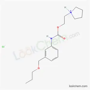2-(2,3,4,5-테트라하이드로피롤-1-일)에틸 N-[3-(프로폭시메틸)페닐]카바메이트 클로라이드