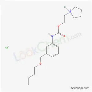 2- (1- 피 롤리 디닐) 에틸 m- (부 톡시 메틸) 카르 바닐 레이트 염산염