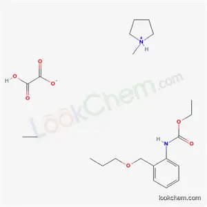 카르바닐산, o-(프로폭시메틸)-, 2-(1-피롤리디닐)에틸 에스테르, 옥스 알레이트(1:1)