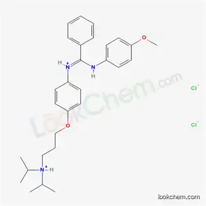 3-[4-[[(4-메톡시페닐)아미노]-페닐-메틸리덴]아자니우밀페녹시]프로필-디프로판-2-일-아자늄 디클로라이드