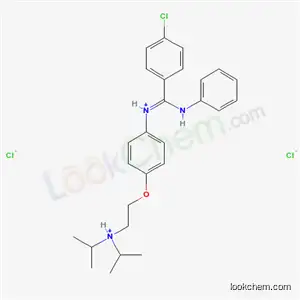 2-[4-[아닐리노-(4-클로로페닐)메틸리덴]아자늄일페녹시]에틸-디프로판-2-일-아자늄 디클로라이드