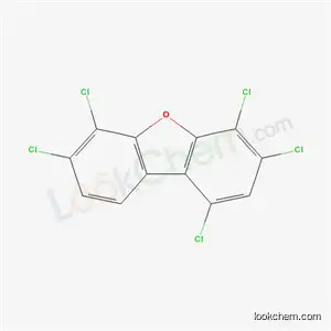 Molecular Structure of 83704-36-3 (1,3,4,6,7-PENTACHLORODIBENZOFURAN)