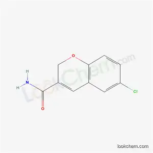 Molecular Structure of 83823-19-2 (6-chloro-2H-chromene-3-carboxamide)