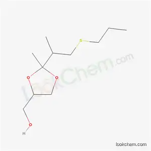 {2-methyl-2-[1-(propylsulfanyl)propan-2-yl]-1,3-dioxolan-4-yl}methanol