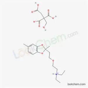 1,3-벤조디옥솔, 2-(2-(2-(디에틸아미노)에톡시)에틸)-2,5-디메틸-, C ITRATE
