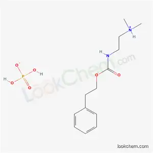 디히드록시-옥시도-옥소-포스포란, 디메틸-[2-(페네틸옥시카르보닐아민 o)에틸]아자늄