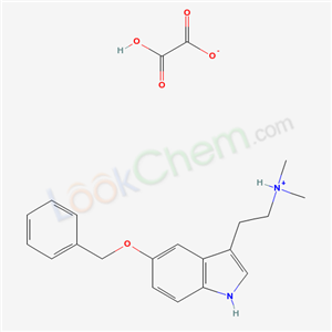 dimethyl-[2-(5-phenylmethoxy-1H-indol-3-yl)ethyl]azanium,2-hydroxy-2-oxoacetate