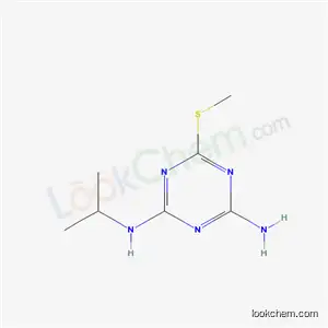 Molecular Structure of 4147-57-3 (6-(methylsulfanyl)-N-(propan-2-yl)-1,3,5-triazine-2,4-diamine)
