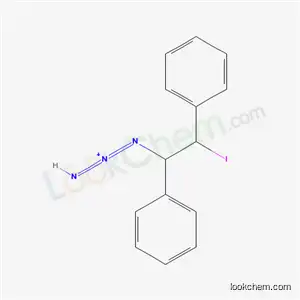 Molecular Structure of 4098-15-1 (1-(2-iodo-1,2-diphenylethyl)triaza-1,2-dien-2-ium)