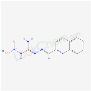 Guanidine, 1-nitro-3-[(2-quinolylmethylene)amino]-