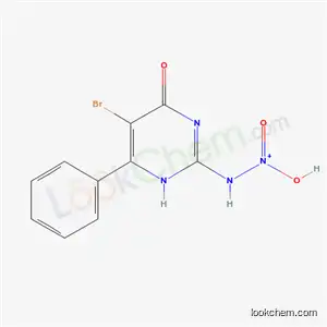 Molecular Structure of 56741-98-1 (2-(5-bromo-4-oxo-6-phenyl-1,4-dihydropyrimidin-2-yl)-1-hydroxy-1-oxodiazanium)