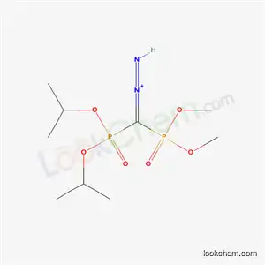 Molecular Structure of 62285-43-2 ({[bis(1-methylethoxy)phosphoryl](dimethoxyphosphoryl)methylidene}diazenium)