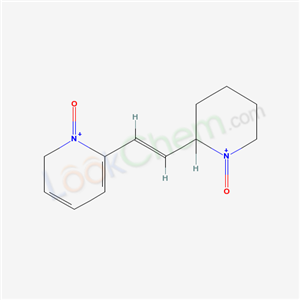 2-[(E)-2-(1-oxo-3,4,5,6-tetrahydro-2H-pyridin-2-yl)ethenyl]-6H-pyridine 1-oxide cas  13337-55-8