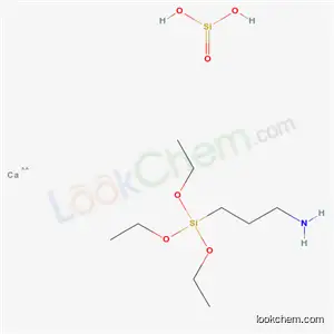 1-프로판아민, 3-(트리에톡시실릴)-, 규회석(Ca(SiO3))과의 반응 생성물