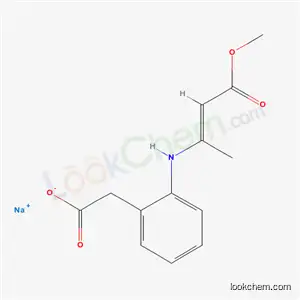 α-[(3-メトキシ-1-メチル-3-オキソ-1-プロペニル)アミノ]ベンゼン酢酸ナトリウム