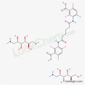 2(1-メチルアミノ-1-デオキシ-D-グルシトール)?3,3′-[(1,6-ジオキソヘキサン-1,6-ジイル)ビスイミノ]ビス(2,4,6-トリヨード安息香酸)