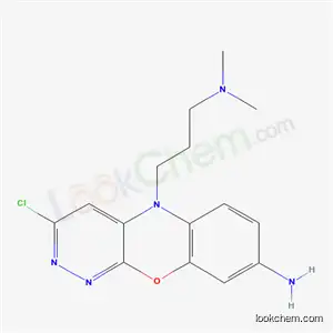 5H-Pyridazino(3,4-b)(1,4)benzoxazine, 8-amino-3-chloro-5-(3-(dimethylamino)propyl)-