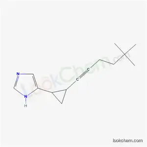 Molecular Structure of 213027-19-1 (5-[2-(5,5-dimethylhex-1-yn-1-yl)cyclopropyl]-1H-imidazole)