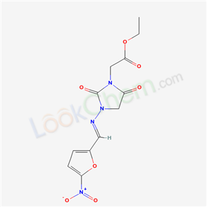 3-[(5-Nitrofurfurylidene)amino]-2,5-dioxo-1-imidazolidineacetic acid ethyl ester