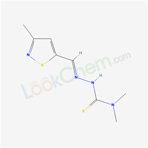 Isothiazole-5-carboxaldehyde, 3-methyl-, 4,4-dimethylthiosemicarbazone