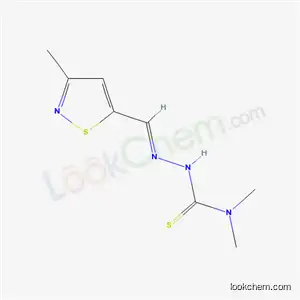 Molecular Structure of 3683-50-9 ((2E)-N,N-dimethyl-2-[(3-methyl-1,2-thiazol-5-yl)methylidene]hydrazinecarbothioamide)