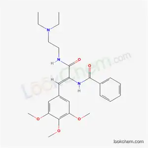 2-벤조일아미노-N-[2-(디에틸아미노)에틸]-3-(3,4,5-트리메톡시페닐)프로펜아미드