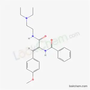 2-벤조일아미노-N-[2-(디에틸아미노)에틸]-3-(4-메톡시페닐)프로펜아미드