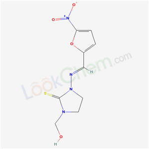 2-Imidazolidinethione, 1-hydroxymethyl-3-(5-nitrofurfurylideneamino)-