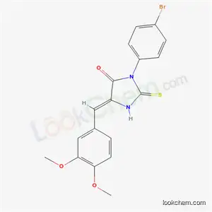 3-(p-ブロモフェニル)-5-(3,4-ジメトキシベンジリデン)-2-チオキソ-4-イミダゾリジンオン