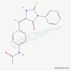 N-(3-((5-Oxo-1-phenyl-2-thioxo-4-imidazolidinylidene)methyl)phenyl)acetamide