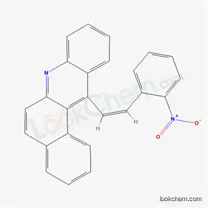Molecular Structure of 63021-47-6 (12-(o-Nitrostyryl)benz[a]acridine)