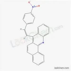 Molecular Structure of 63021-50-1 (7-(p-Nitrostyryl)benz[c]acridine)