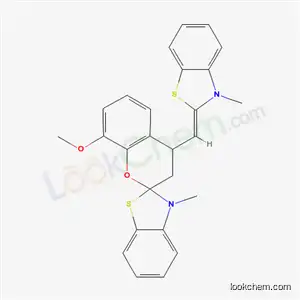 3,4-ジヒドロ-8-メトキシ-3′-メチル-4-[(3-メチルベンゾチアゾール-2(3H)-イリデン)メチル]スピロ[2H-1-ベンゾピラン-2,2′(3′H)-ベンゾチアゾール]